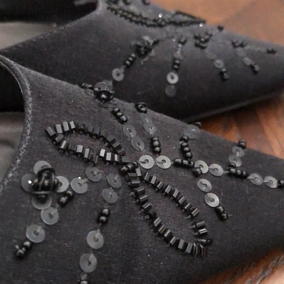 Black sparkly accent heels - Picture 5 of 7